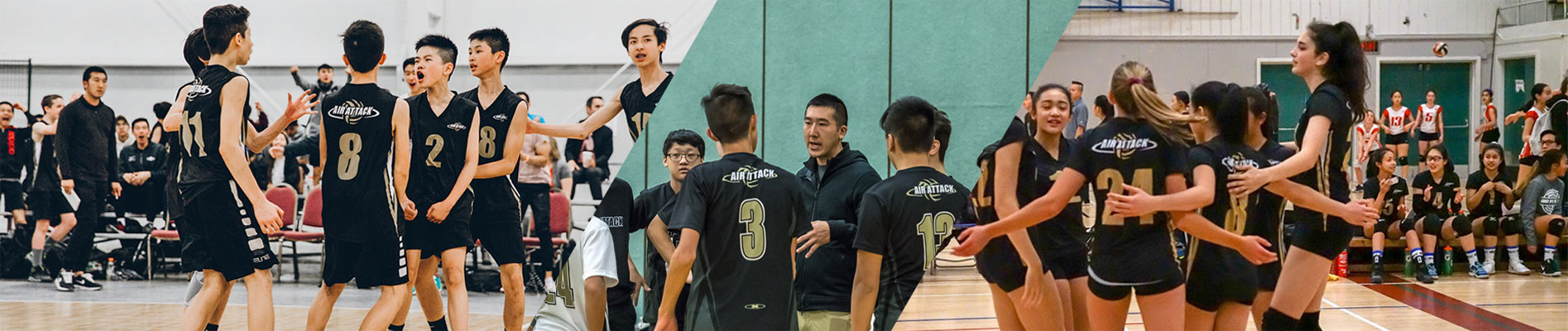 Air Attack Volleyball Club in action